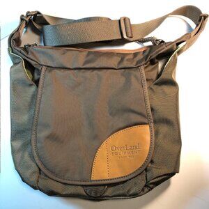 Overland Equipment Donner Crossbody Olive Green Canvas Handbag Travel Purse